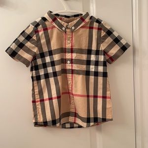 Burberry baby button up